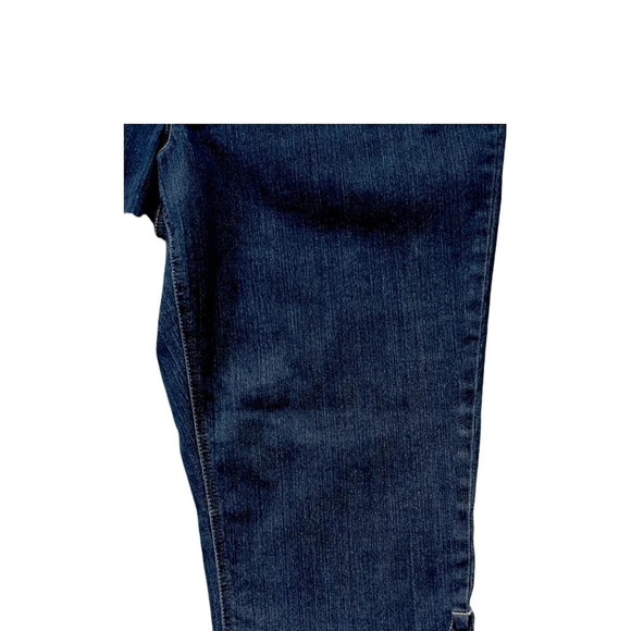 Reitmans Denim Dark Wash Black Stretch Walking Shorts Capris 22 - Picture 5 of 10